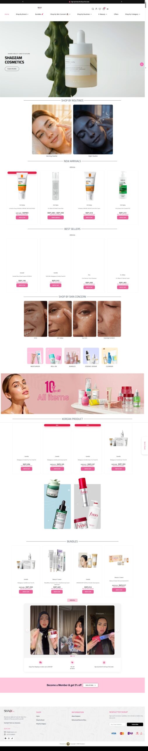 Shadzam Website