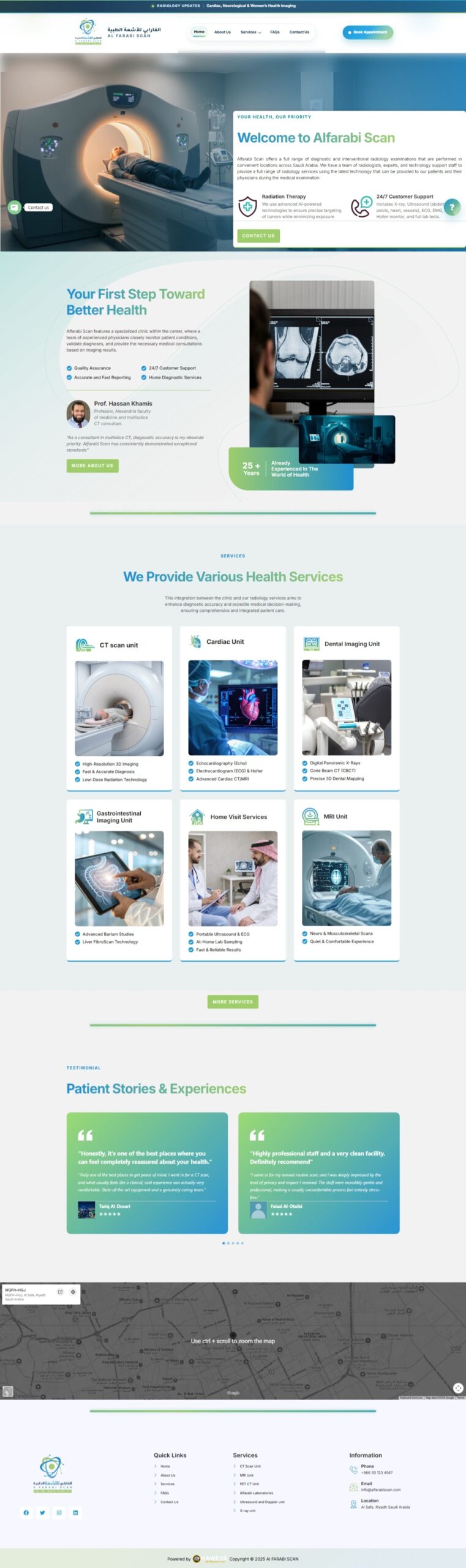 Al Farabi Scan Website