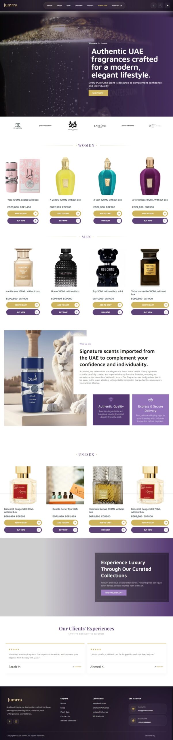 Jumrra Website